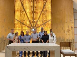 Católicos agradecen apoyo en construcción de capilla en Santuario 