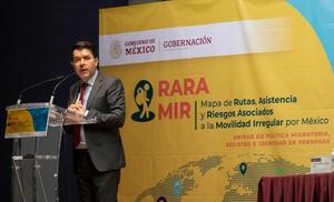Segob presenta Mapa de rutas, asistencia y riesgos para migración