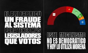 Morena busca conseguir sobrerrepresentación gracias al PRI: MC
