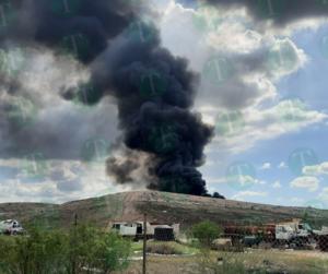 Enésima quemasón en el relleno sanitario de Monclova