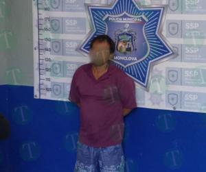 Hombre fue detenido por agredir a su pareja con un machete en Monclova
