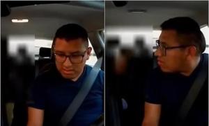 VIDEO: Conductor se niega a llevar a niño solo y regaña a la madre