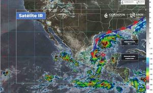 Tormenta 'Francine' en formación en las costas de Tamaulipas
