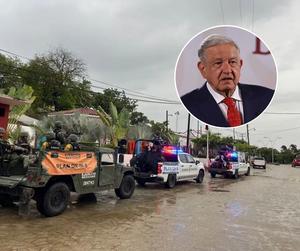 AMLO reporta la muerte de 5 personas por Huracán John