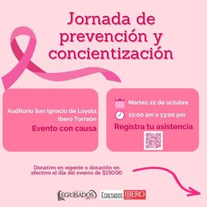 Invita la Ibero Torreón a la jornada de concientización del cáncer de mama