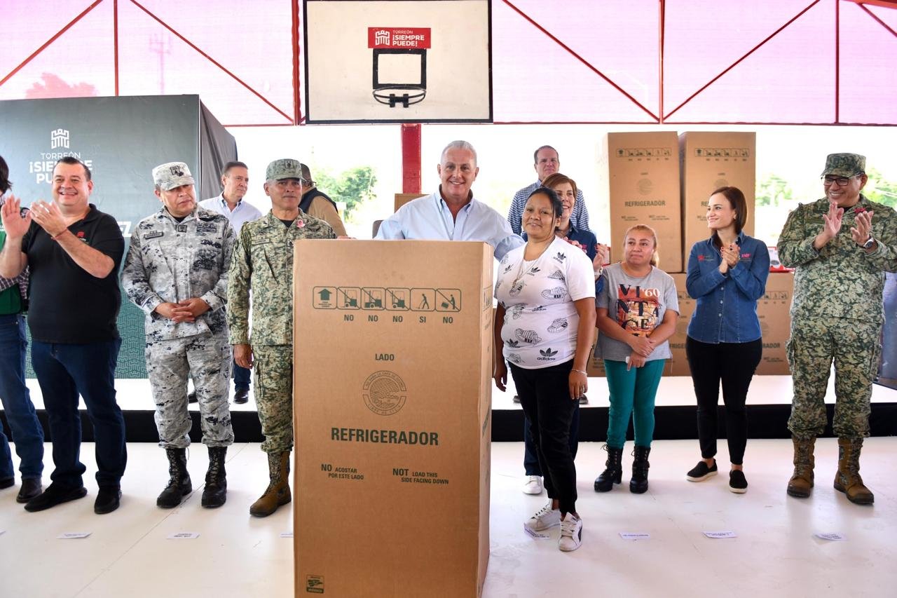 apoyos : El Alcalde destacó el trabajo coordinado con los tres órdenes de Gobierno para la atención inmediata a la emergencia