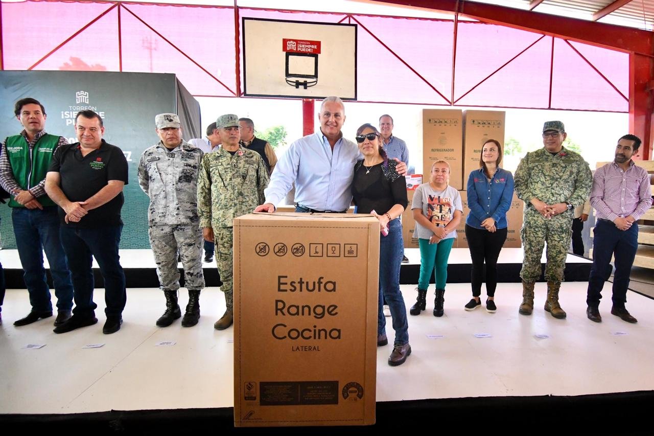 apoyos : El Alcalde destacó el trabajo coordinado con los tres órdenes de Gobierno para la atención inmediata a la emergencia