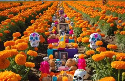 La flor de cempasúchil: Símbolo de vida y muerte en el Día de Muertos