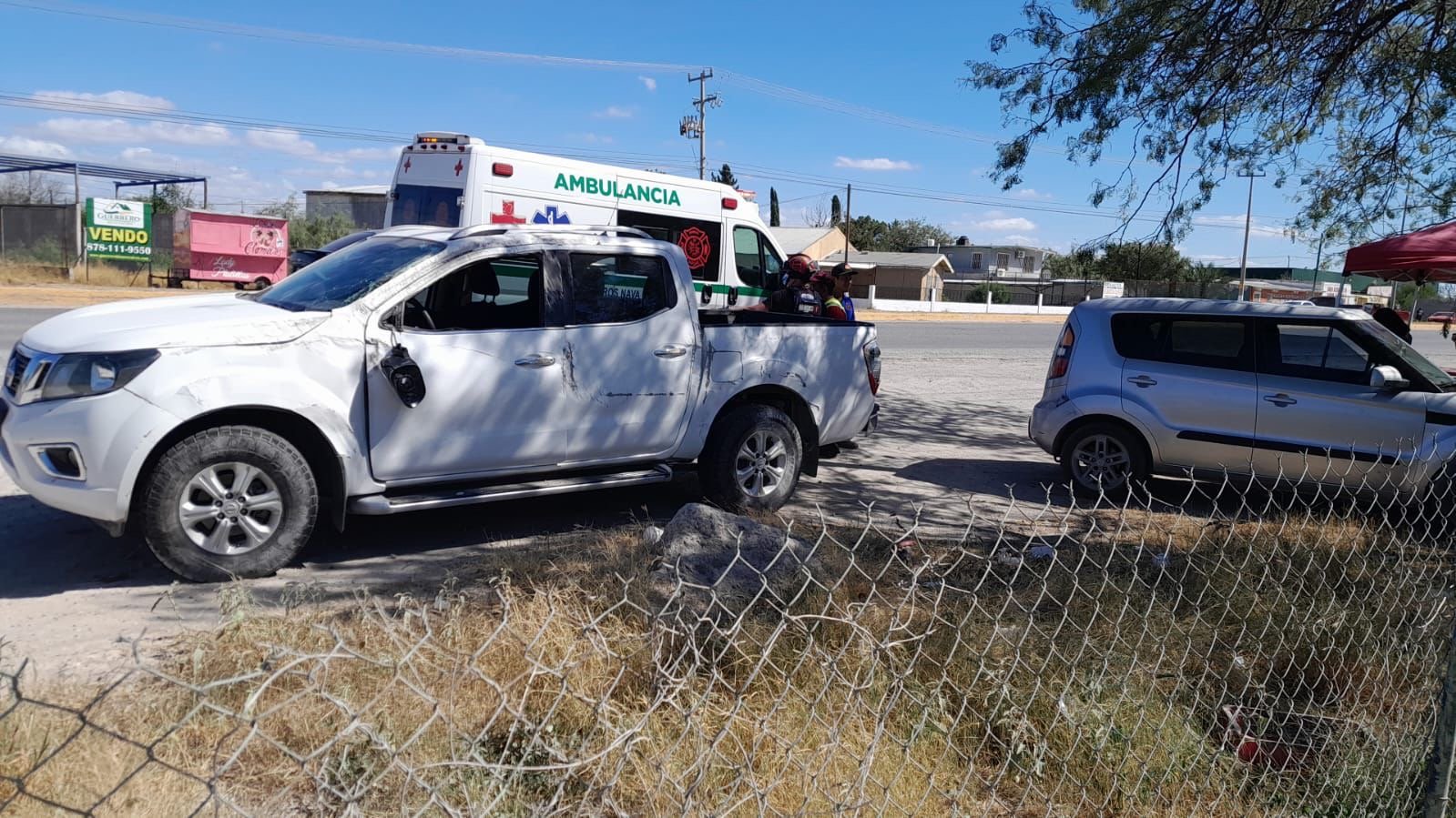 Volcadura : Daños considerables, pero Marcos salió ileso.