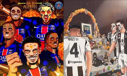 Manchester United, Bayern de Múnich, Juventus y PSG celebran el Día de Muertos