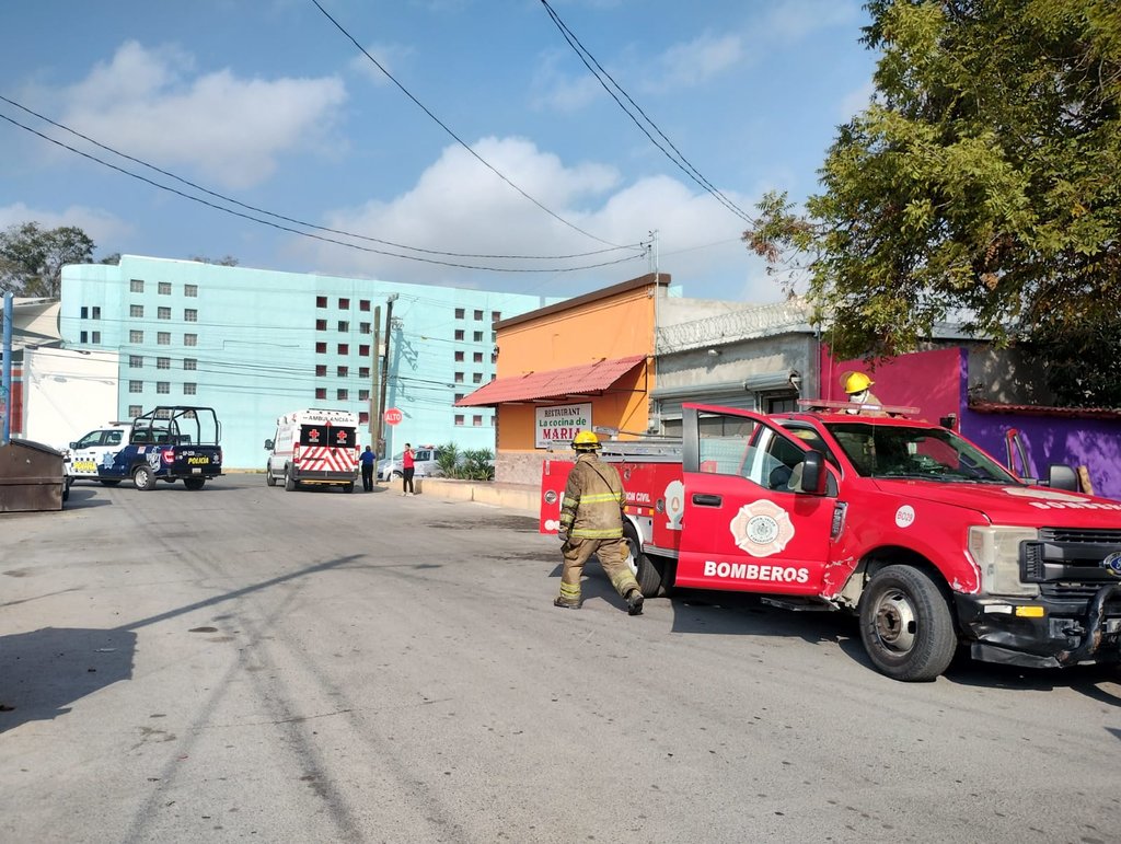policiaca: El lugar fue evacuado para evitar tragedias.