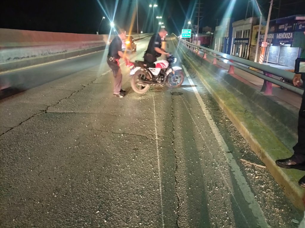 policiaca: El fuerte accidente se registró sobre el bulevar Pape.
