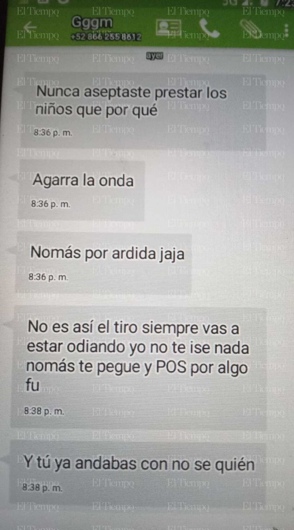 policiaca: La afectada prácticamente denuncia un feminicidio anunciado.