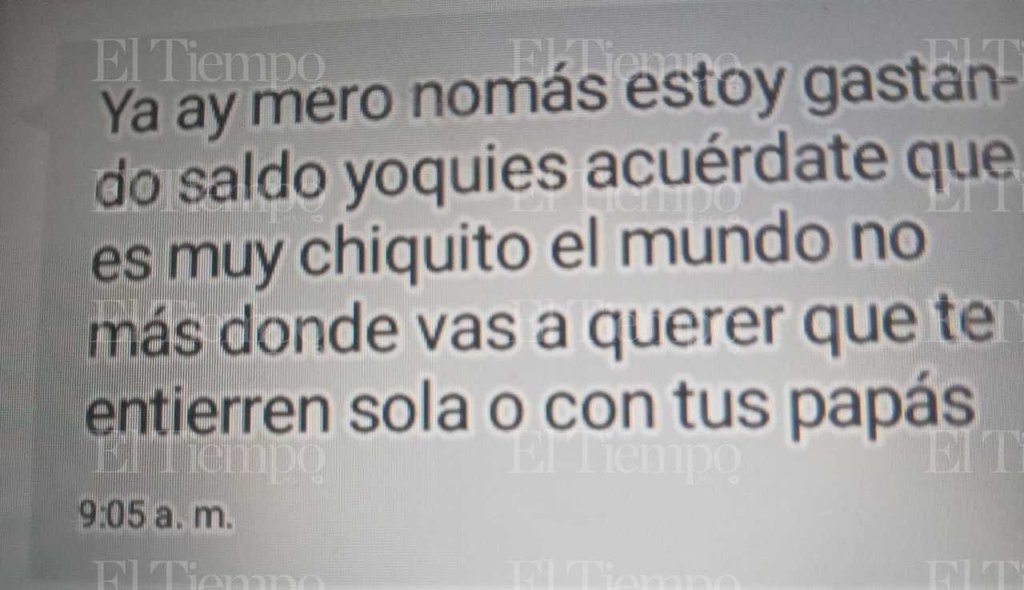 policiaca: La afectada prácticamente denuncia un feminicidio anunciado.
