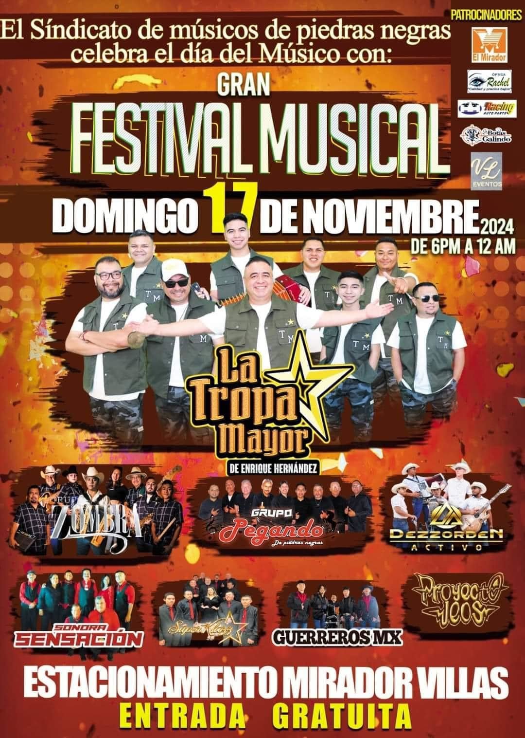 Músicos : Invitan a todos sin excepción.