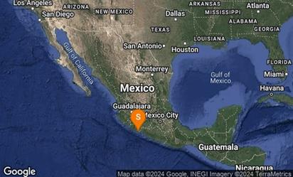 Se registra sismo de magnitud 4.4 en La Mira, Michoacán
