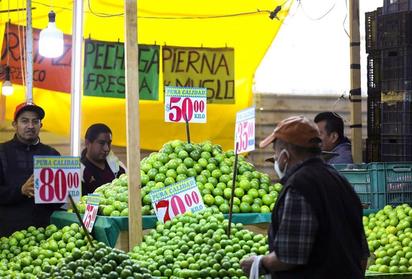 Se modera inflación a 4.56% en primera quincena de noviembre