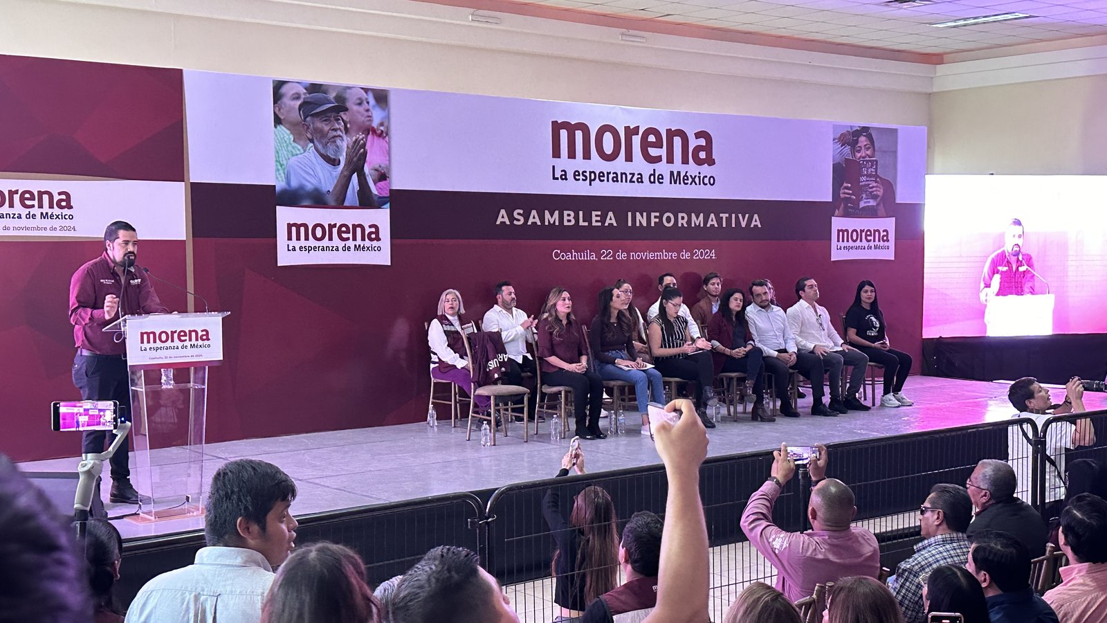 Morena : Diego del Bosque, Luis Fernando Salazar y Cecilia Guadiana piden unidad en Morena.