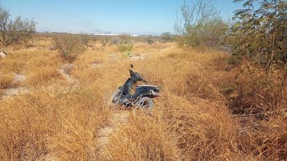 Motoneta fue abandonada en el Libramiento Oriente de Monclova