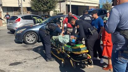 Accidente en López Mateos deja dos lesionados