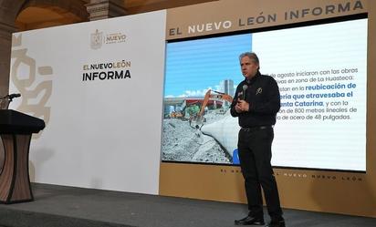 Cortes de agua en dos municipios de Nuevo León por reparación de ducto