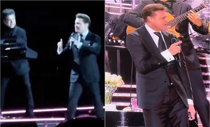 Molesto y en pleno show, Luis Miguel reprende a encargados de audio