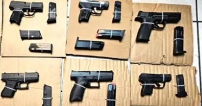 Decomisan seis armas en cruce Eagle Pass-Piedras Negras