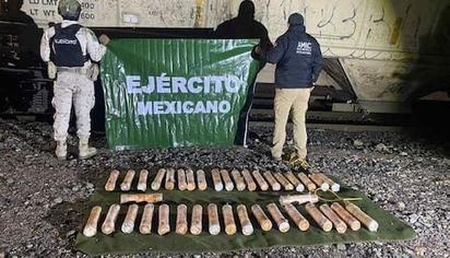 Aseguran 17 kilos de metanfetamina camuflados en tubos de PVC en Sonora