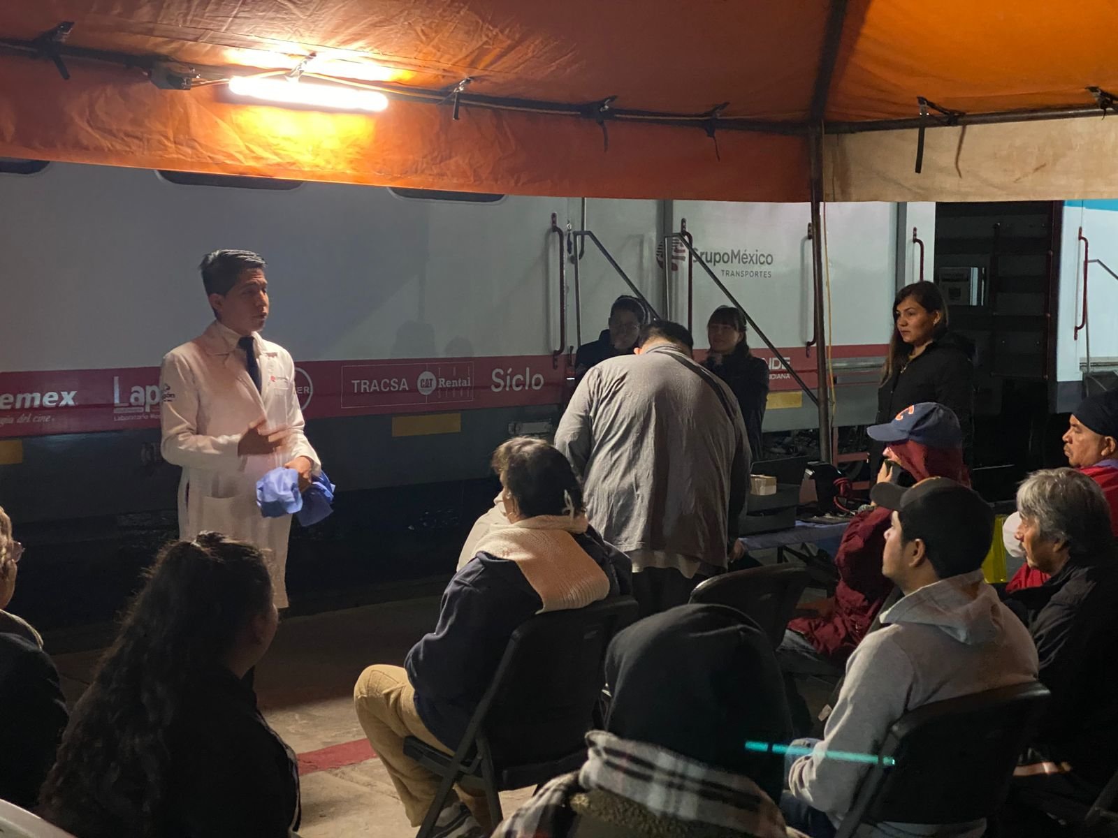 Salud : El Dr. Vagón, Tren de la Salud, arribó a la Ciudad del riel el pasado miércoles.