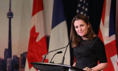 Chrystia Freeland renuncia como viceprimera ministra de Canadá