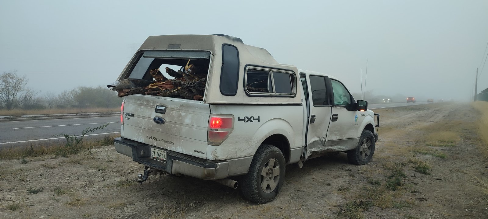 Policiaca : Guardia Nacional investiga choque en carretera federal 57.
