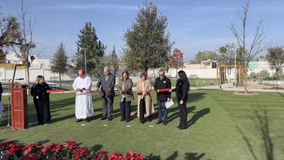 Inauguran Jardín Sensorial en el asilo del Buen Samaritano