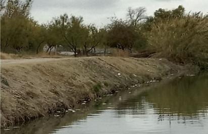 Reparan caído en línea de drenaje que afecto al río escondido en días pasados