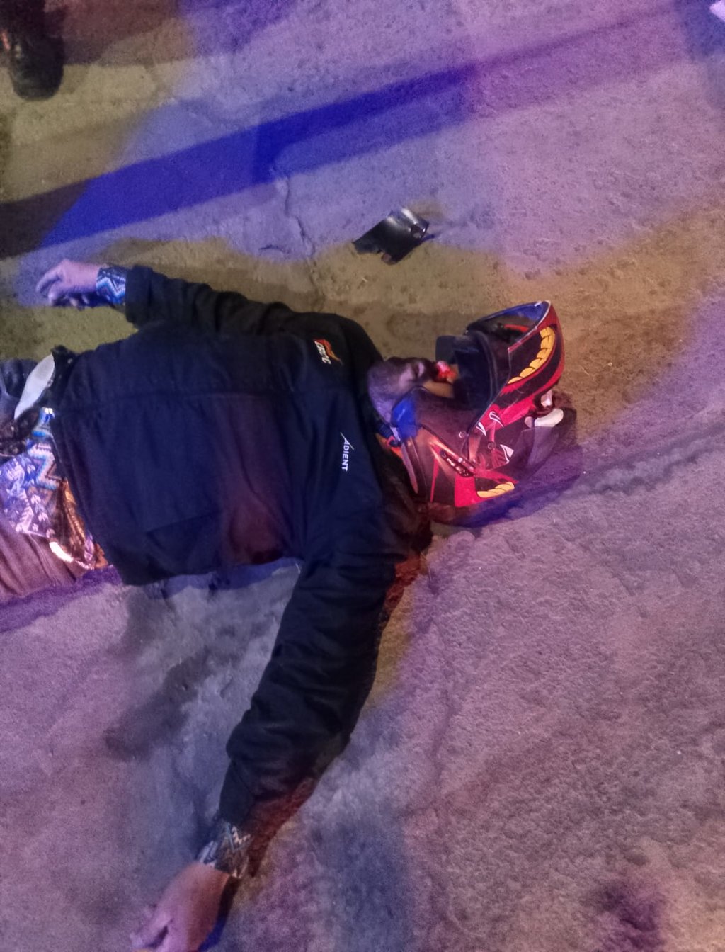 Policiaca : Los oficiales informaron que el lesionado conducía ebrio.
