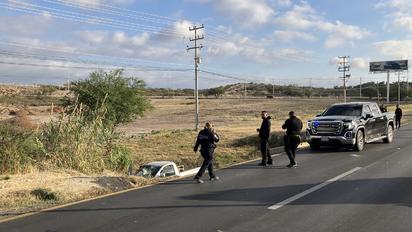 Hombre asesina a su padre y muere en accidente al huir en Piedras Negras