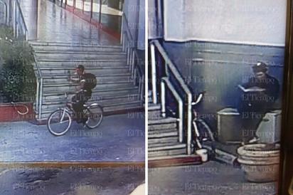 Ladrón roba bicicleta frente al Magic Bowl mientras fingía leer un libro