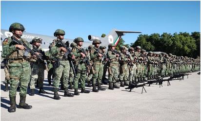 Arriban a Sinaloa 200 elementos del Ejército para reforzar seguridad
