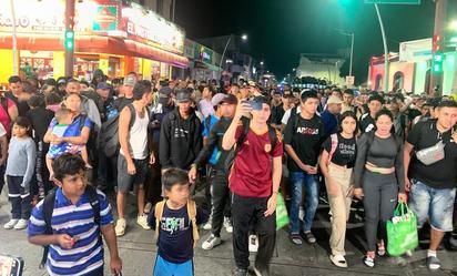 Primera caravana migrante de 2025 parte de Tapachula, Chiapas