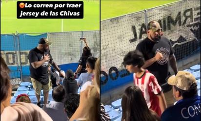 VIDEO: Un niño aficionado de Chivas fue amenazado por fanático del Tampico Madero; lo obligó a cambiarse de lugar