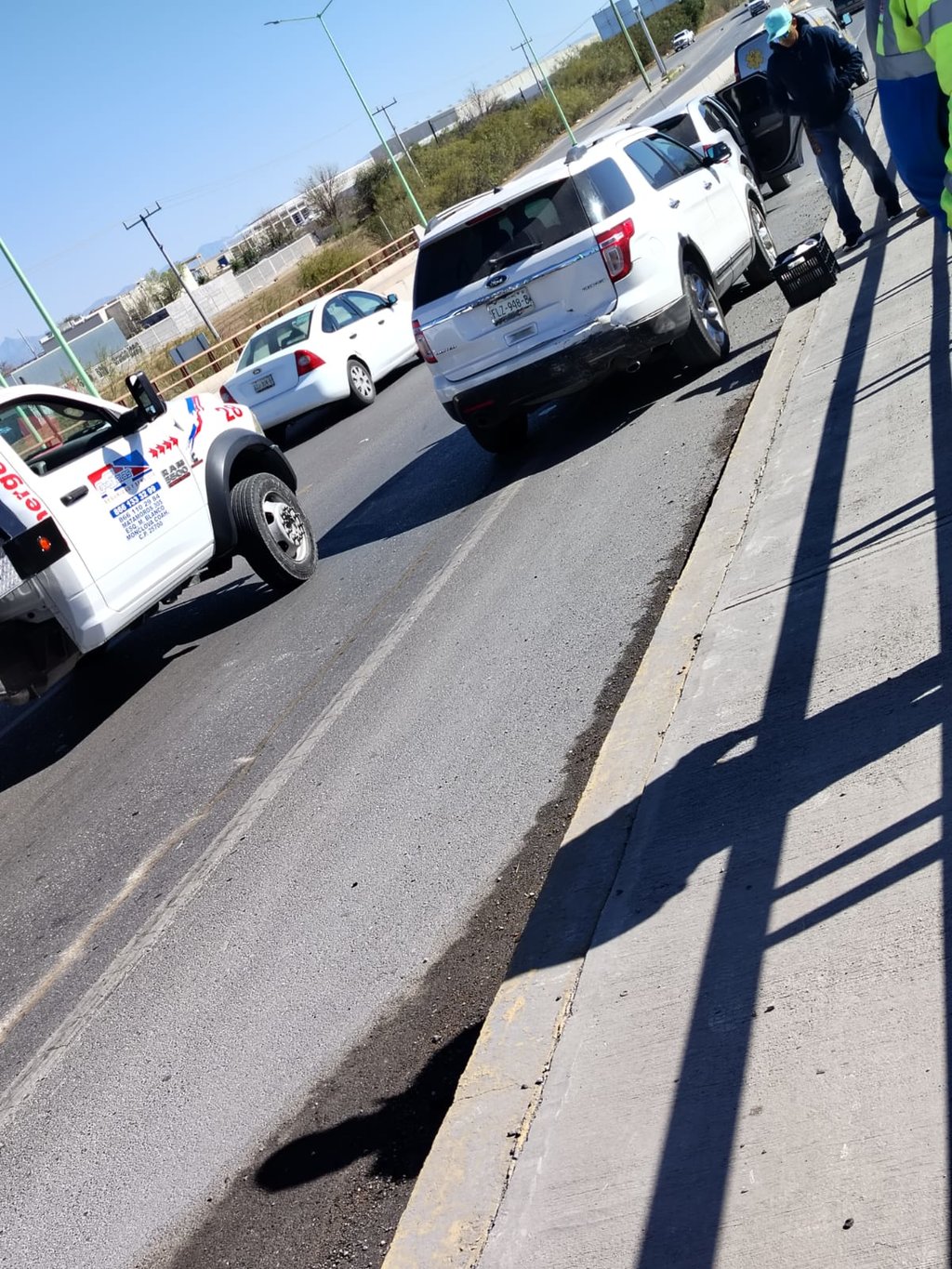 policiaca: Los conductores involucrados resultaron ilesos.