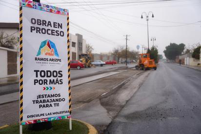 Avanza pavimentación en RA y abren Manuel Acuña de poniente a oriente