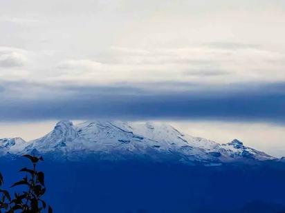Popocatépetl e Iztaccíhuatl ofrecen hermosa postal invernal