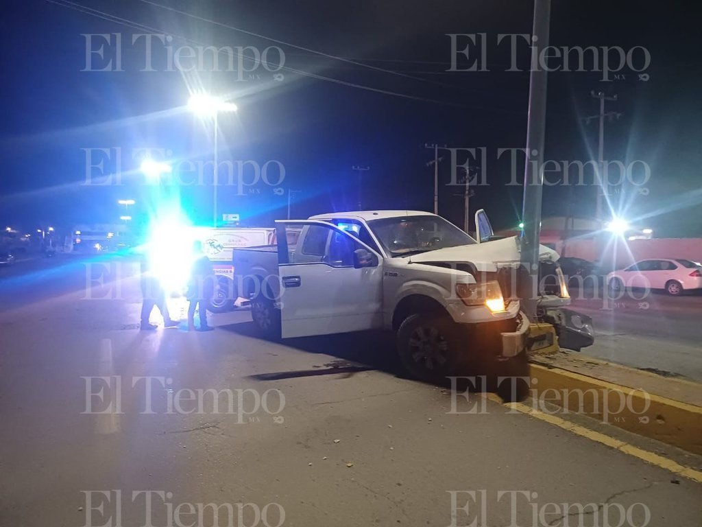 Accidente : Afortunadamente, solo resultó con golpes leves.