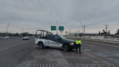 El Gobierno Municipal de San Juan de Sabinas cierran circulación en puentes por medidas de seguridad