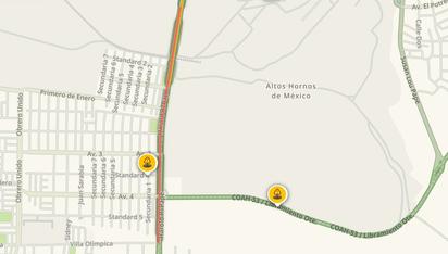 Congestión vehicular en el Blvd. Pape a la altura de Obrera Sur