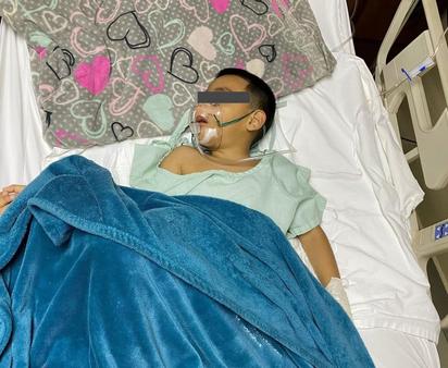 Ian enfrenta severa infección en la nariz y familia reúne fondos