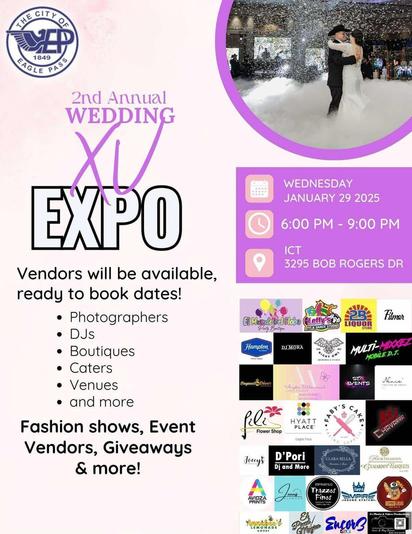 Invitan a la expo XV y bodas en Eagle Pass