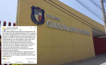 Padres denuncian bullying en colegio Guadalupe Victoria 