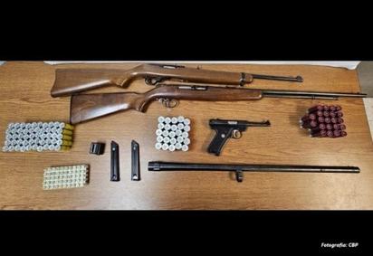 Contrabandistas utilizan cruce internacional para traficar armas
