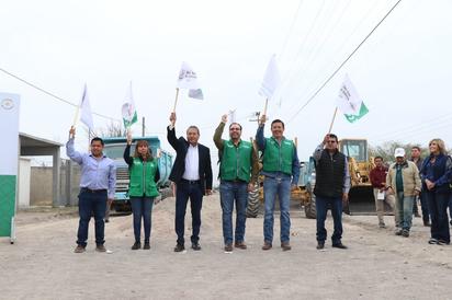 Inicio obra de pavimentación en la colonia Progreso